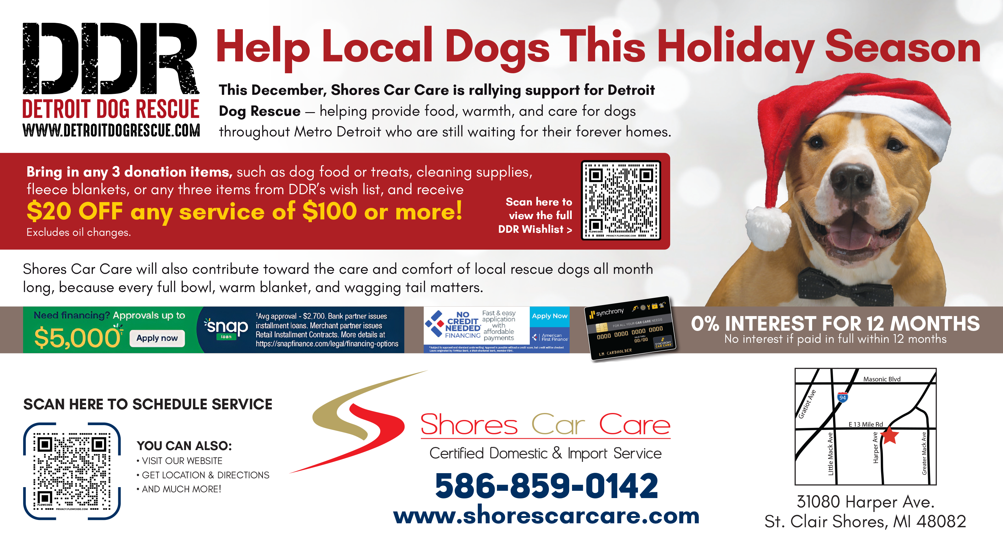 December 2025 Specials | Shores Car Care